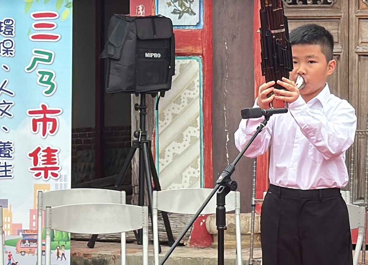 第二次參與演出的小帥哥，有勇氣報名參加競賽了。