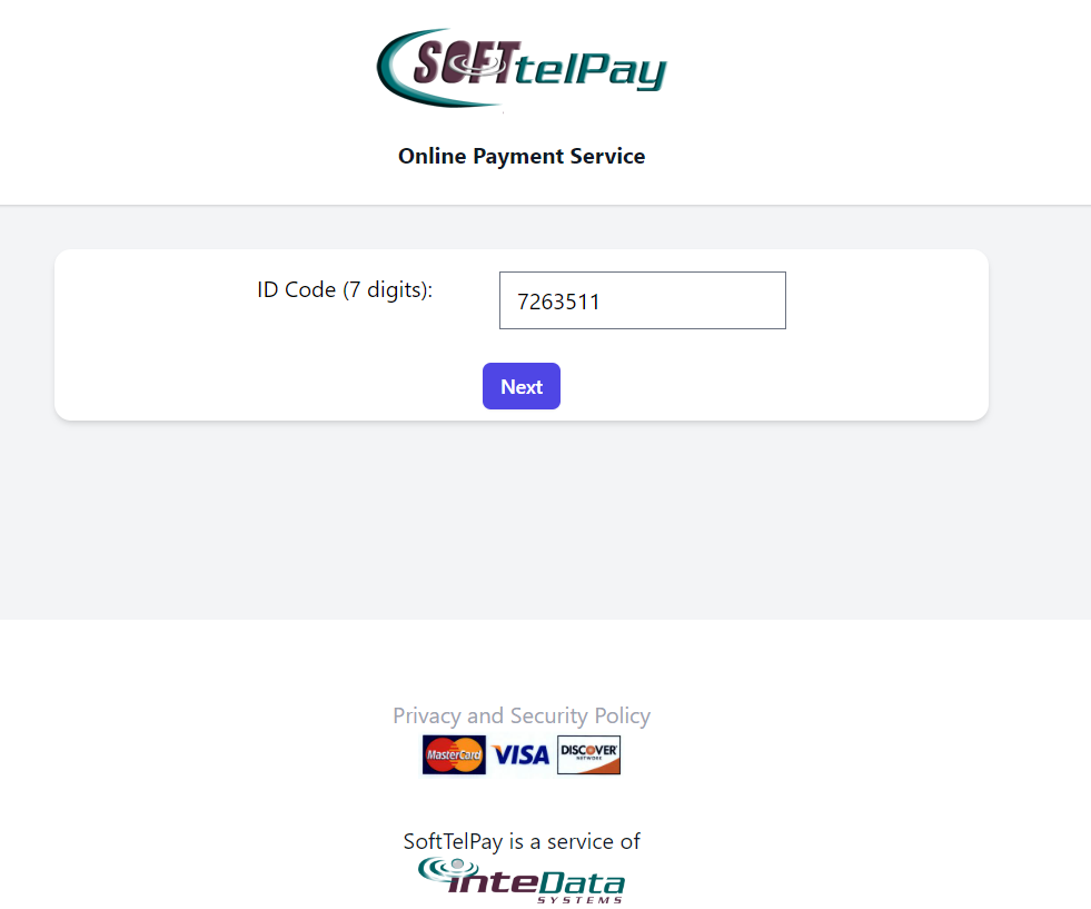 Snapshot of Softtel pay