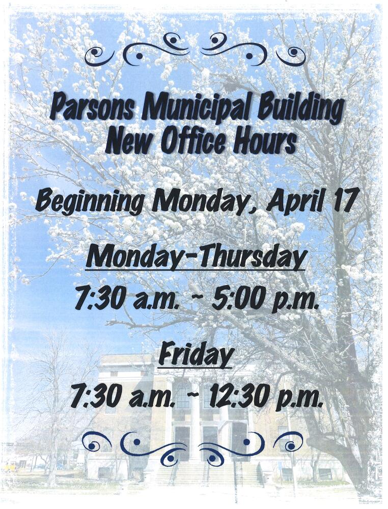  Municipal Building New Hours 