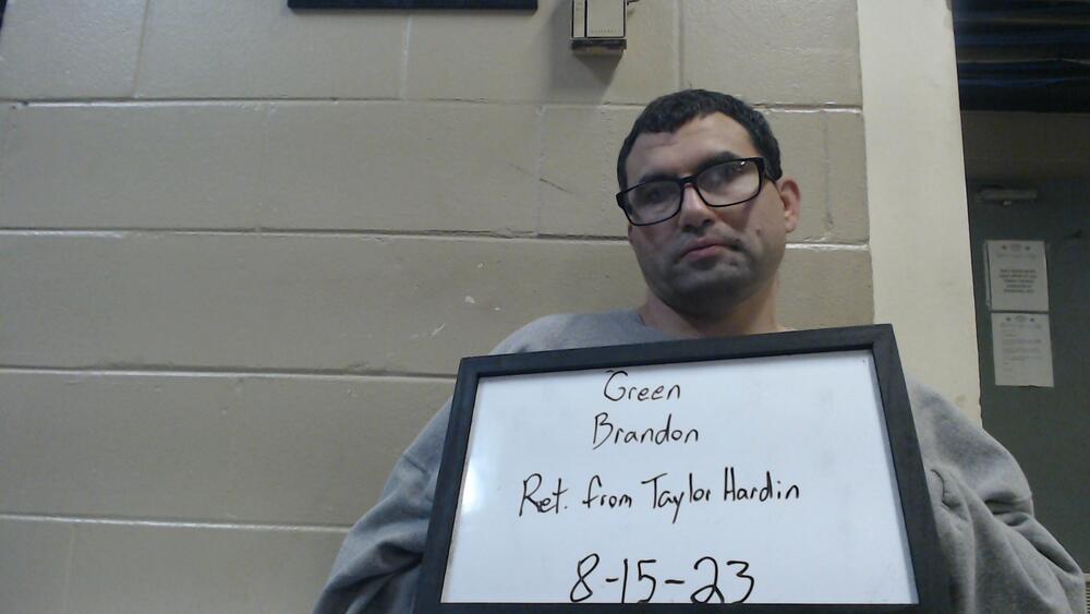 Mugshot of GREEN, BRANDON