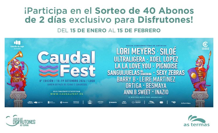 Promociones Sorteo 40 Abonos Caudal Fest AST Enero 2026 Promociones Sorteo 40 Abonos Caudal Fest AST Enero 2026