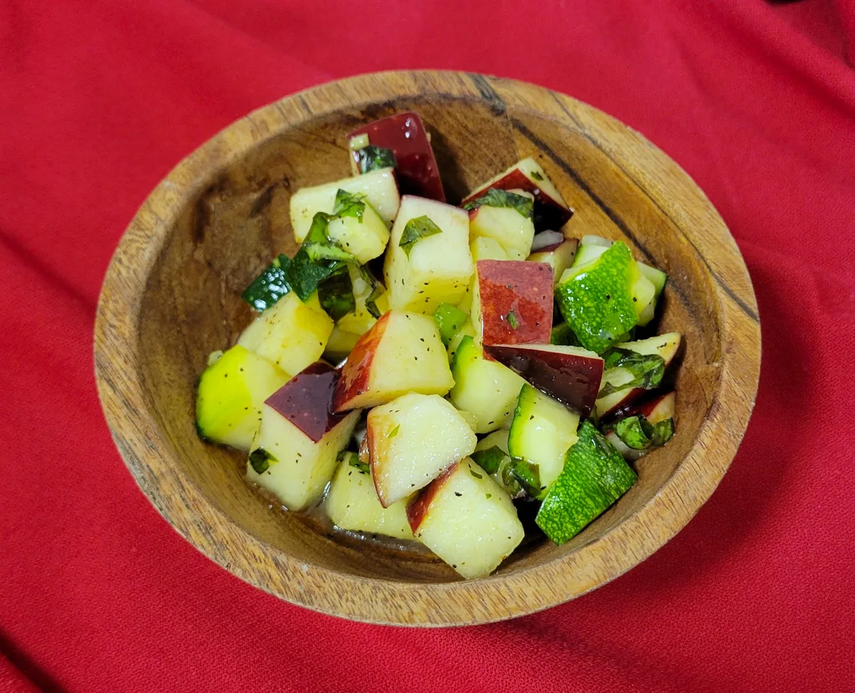 Apple and Zucchini Salad recipe image