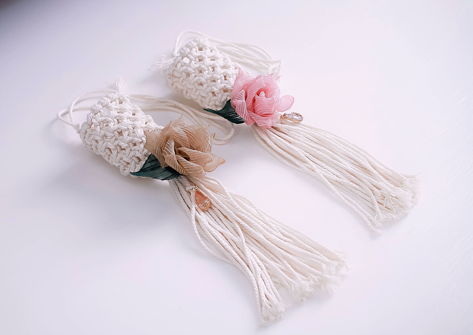 카네이션마크라메행잉플랜트_DIYSET