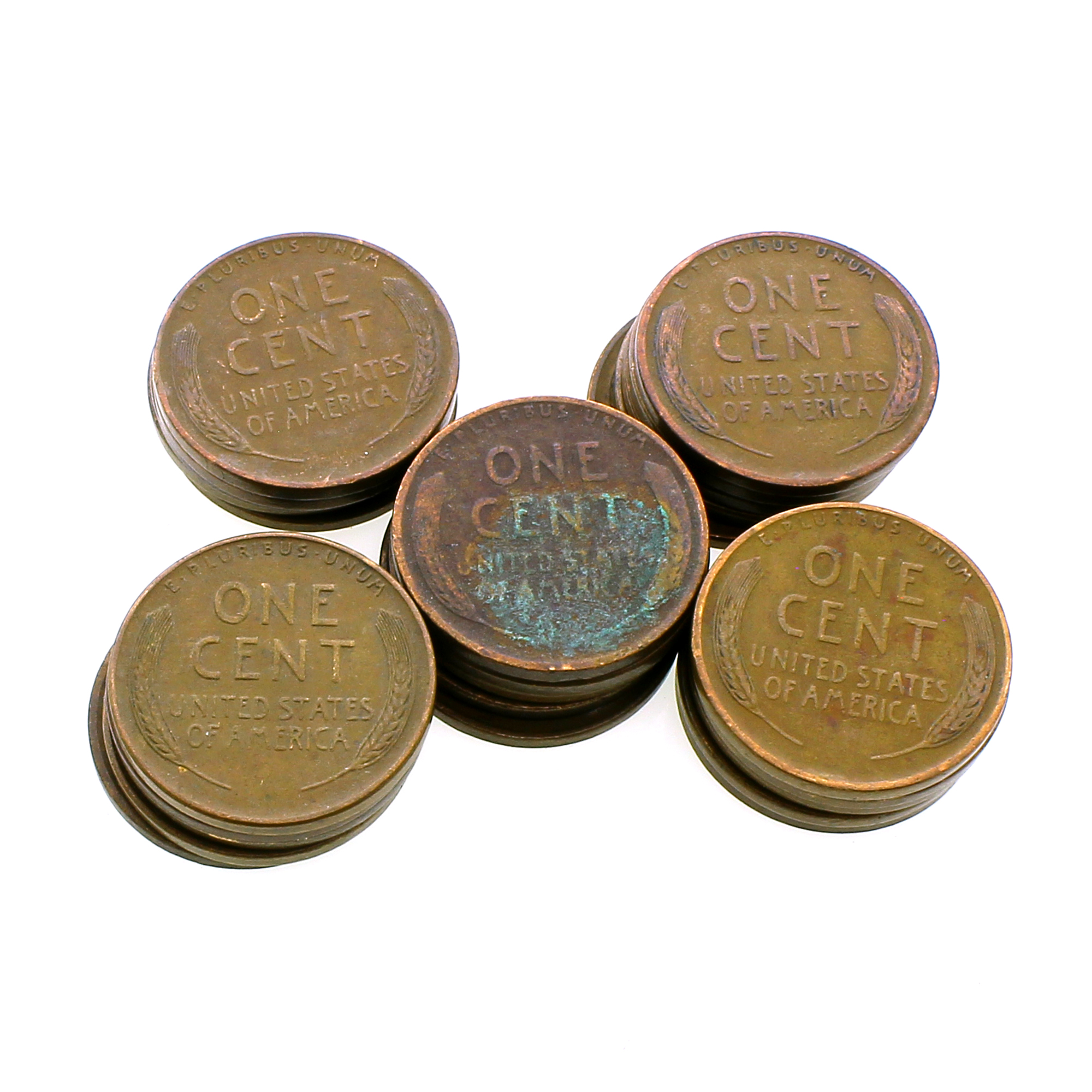 25 1930-1939 Lincoln Wheat Cent Pennies - Image 2