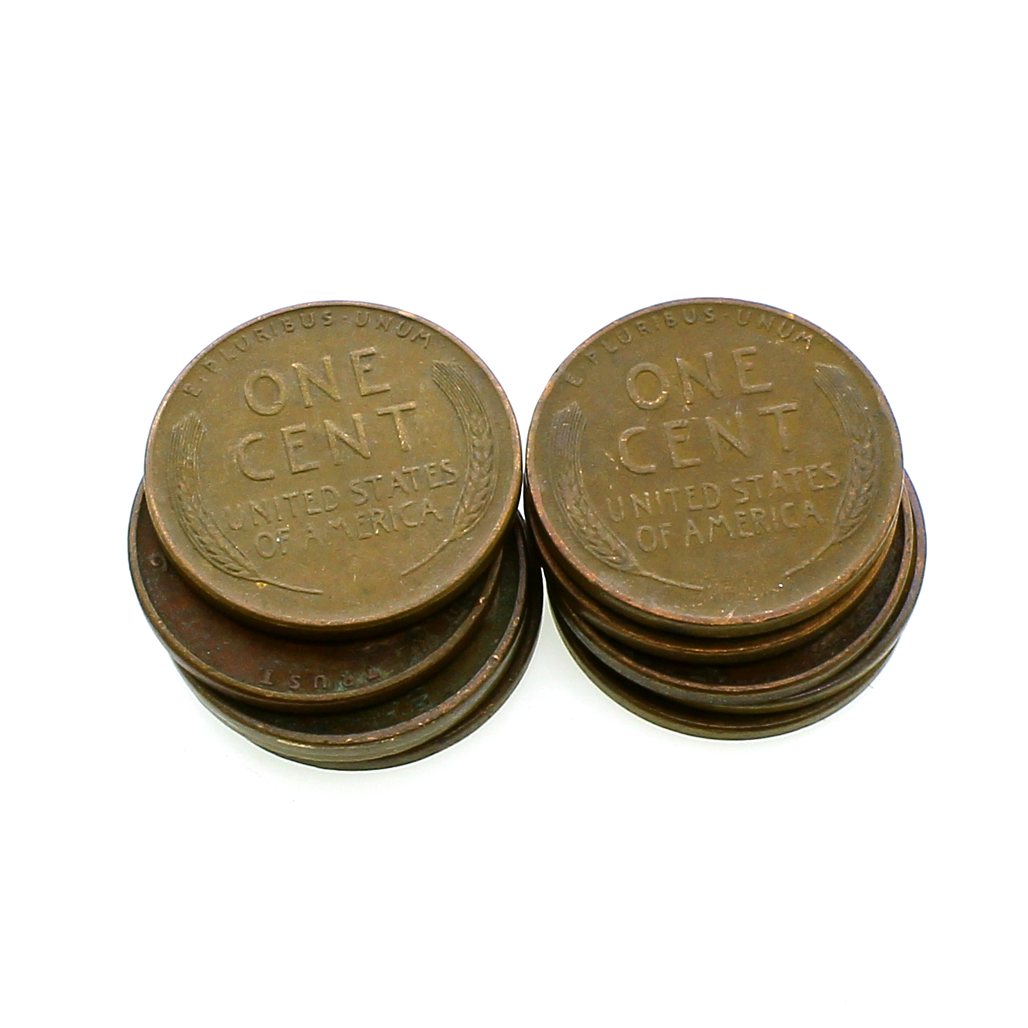 10 1930-1939 Lincoln Wheat Cent Pennies - Image 2