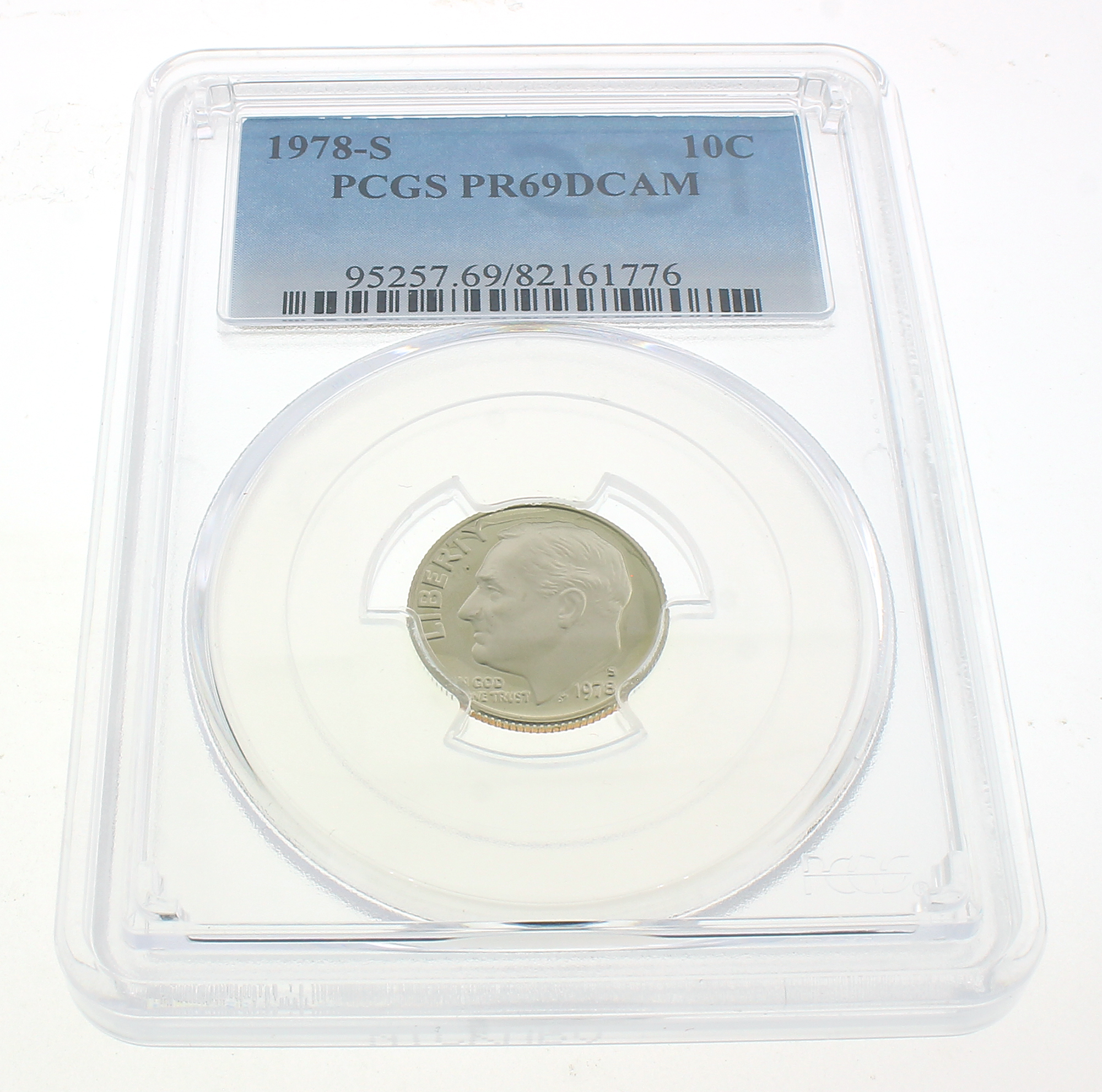1978-S Roosevelt Dime Graded PCGS PR69DCAM