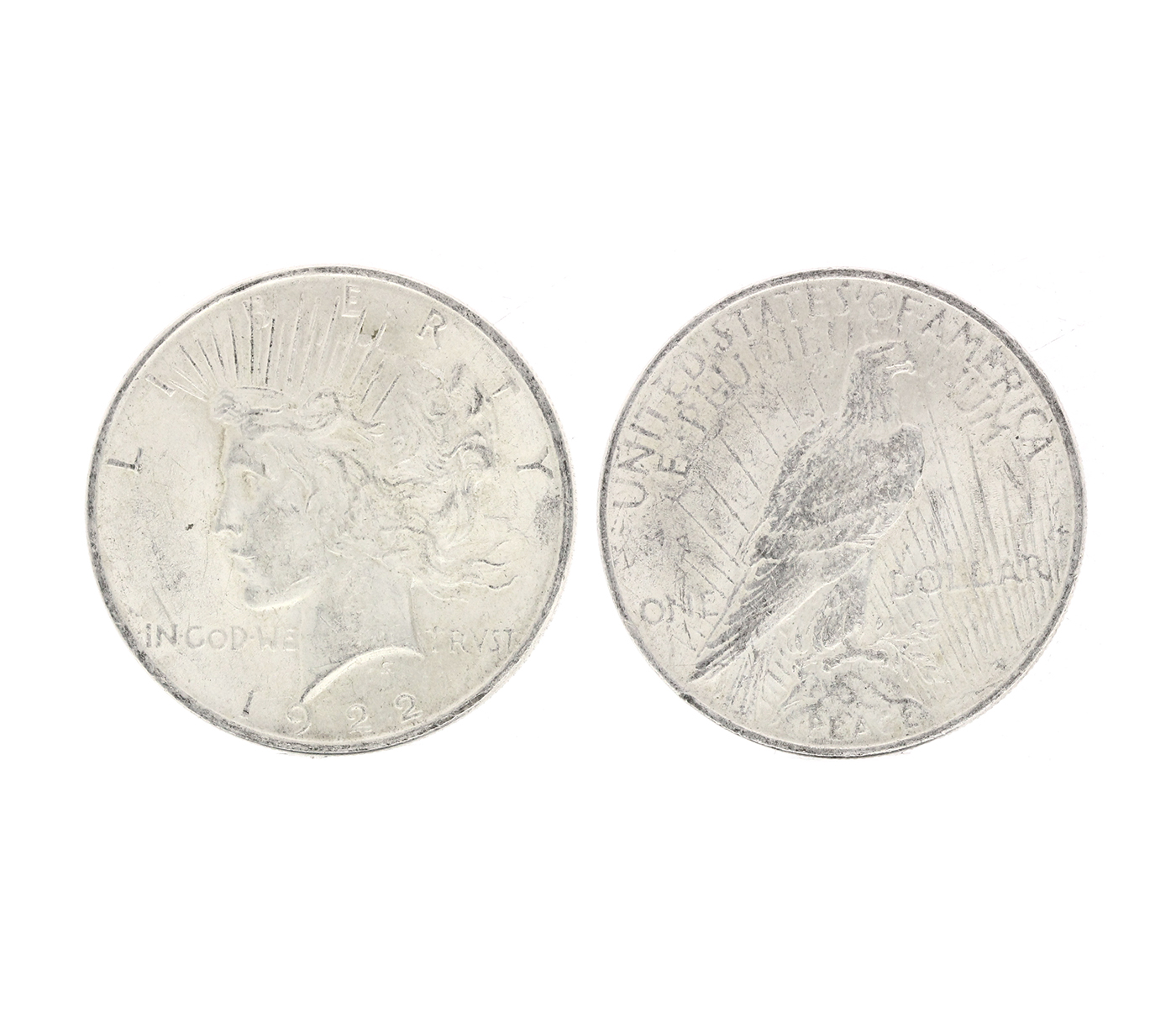 1922 U.S. Peace Silver Dollar Coin