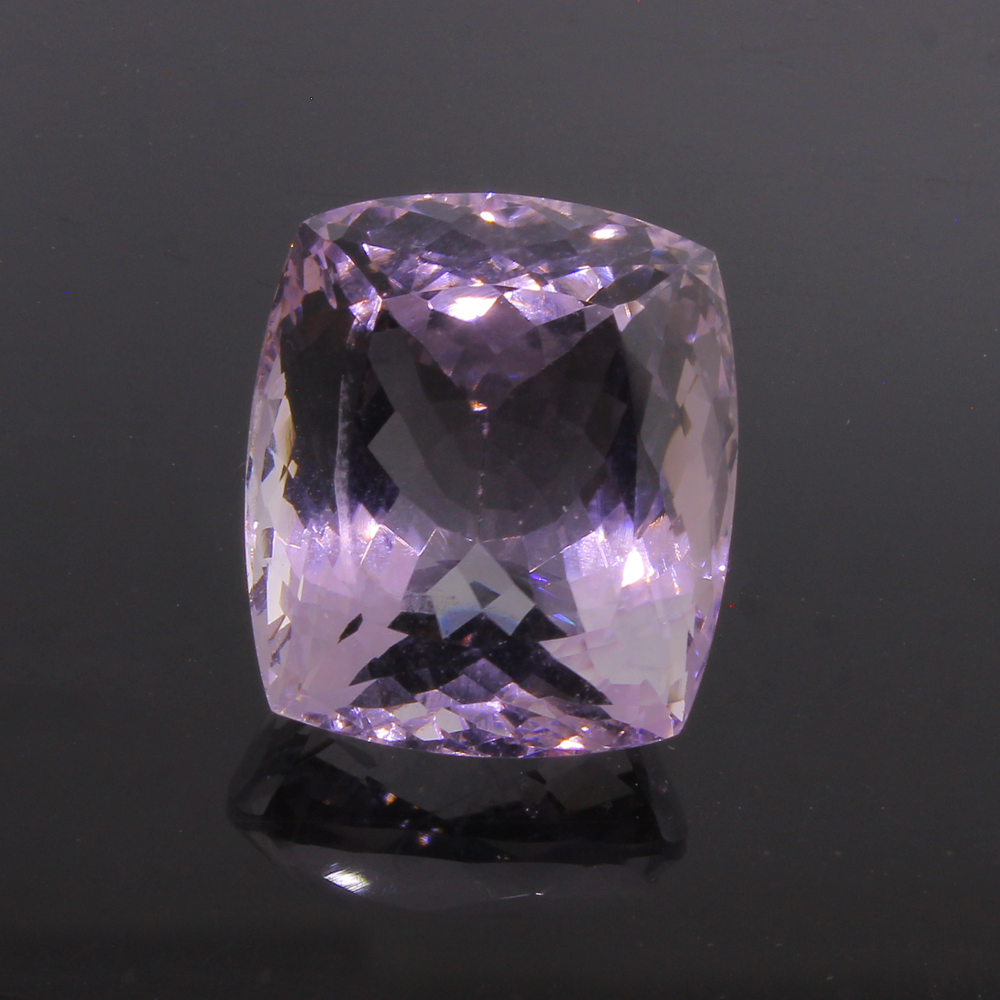 50.00CT Cushion Cut Light Purple Amethyst Quartz Gemstone