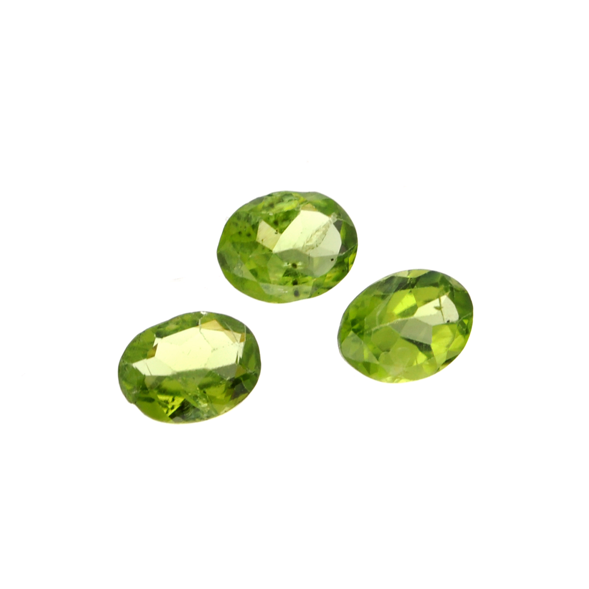 5.29CT Oval Cut Peridot Parcel