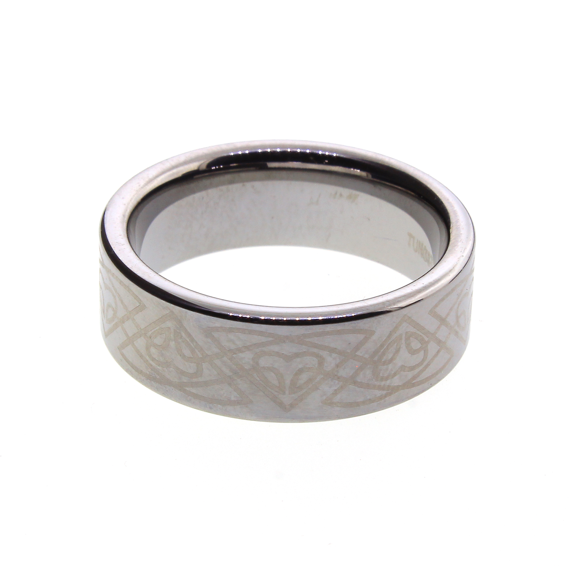 Solid Tungsten Men's Ring Size 11 Design 19