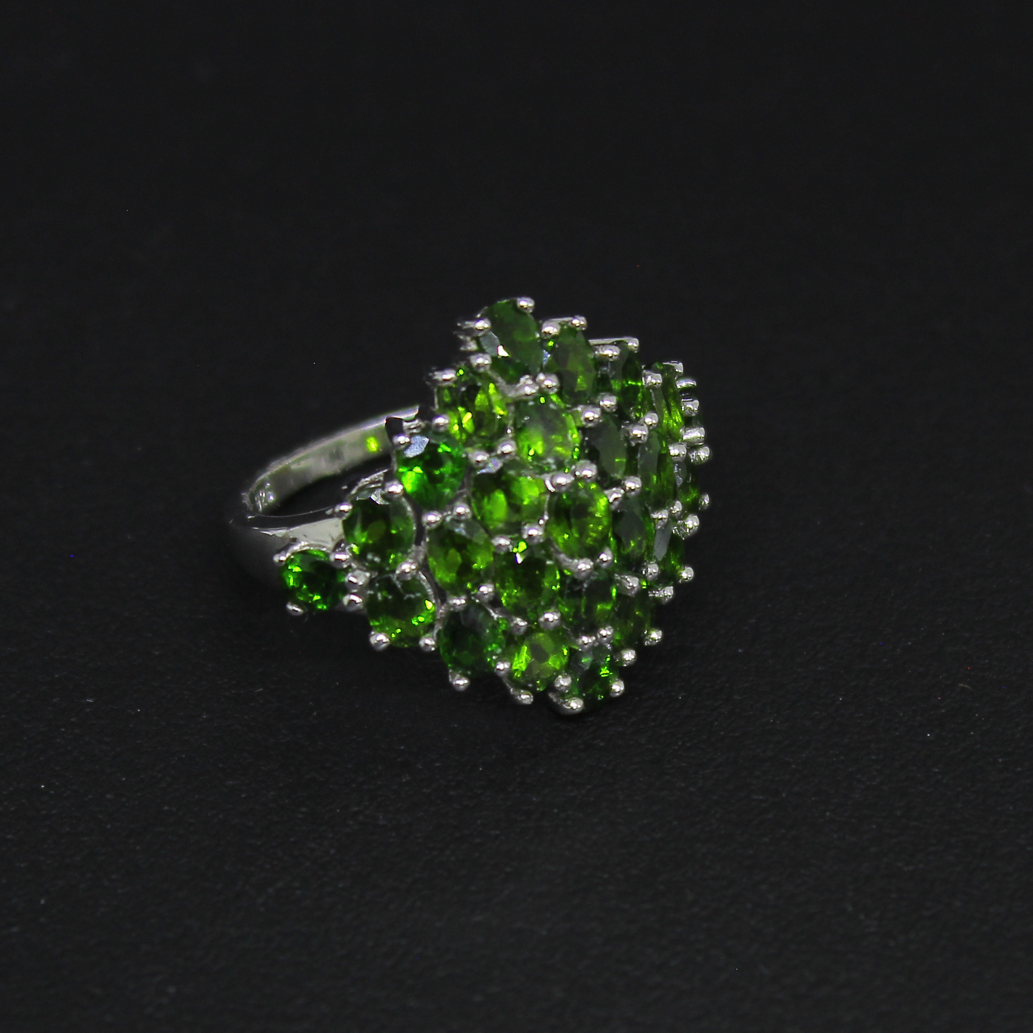 Chrome Diopside 925 Sterling Silver Size 7 Ring
