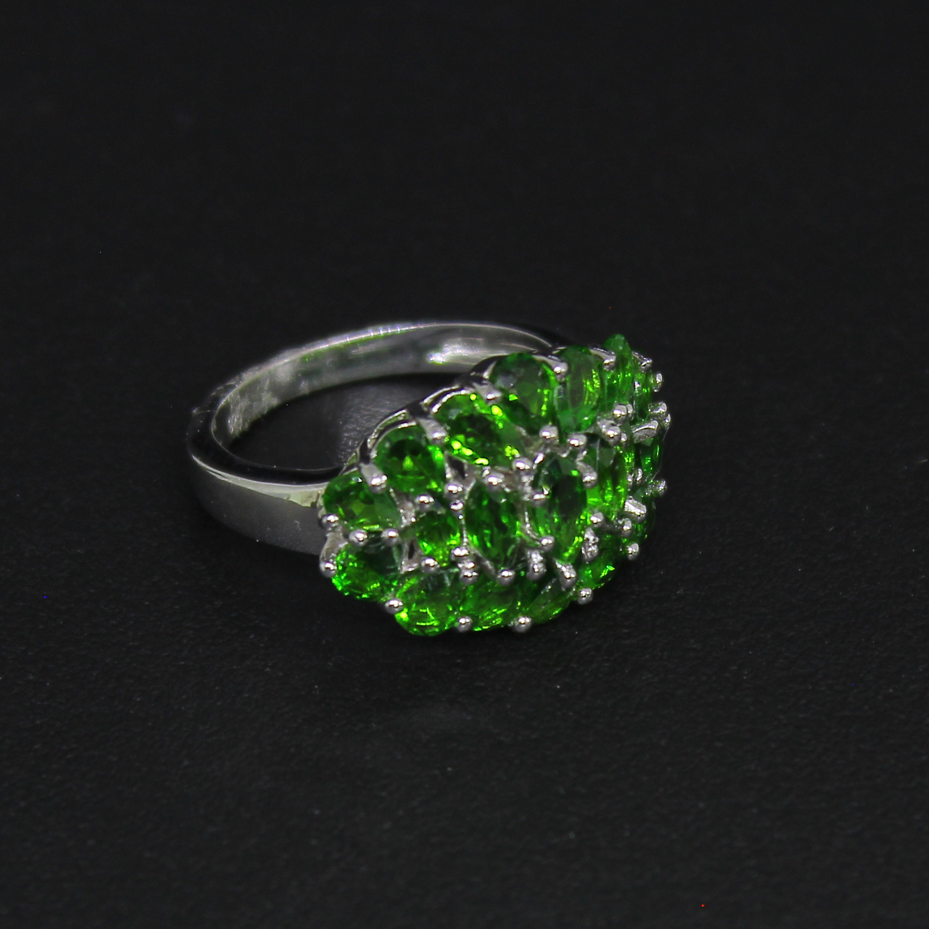 Chrome Diopside 925 Sterling Silver Size 7 Ring