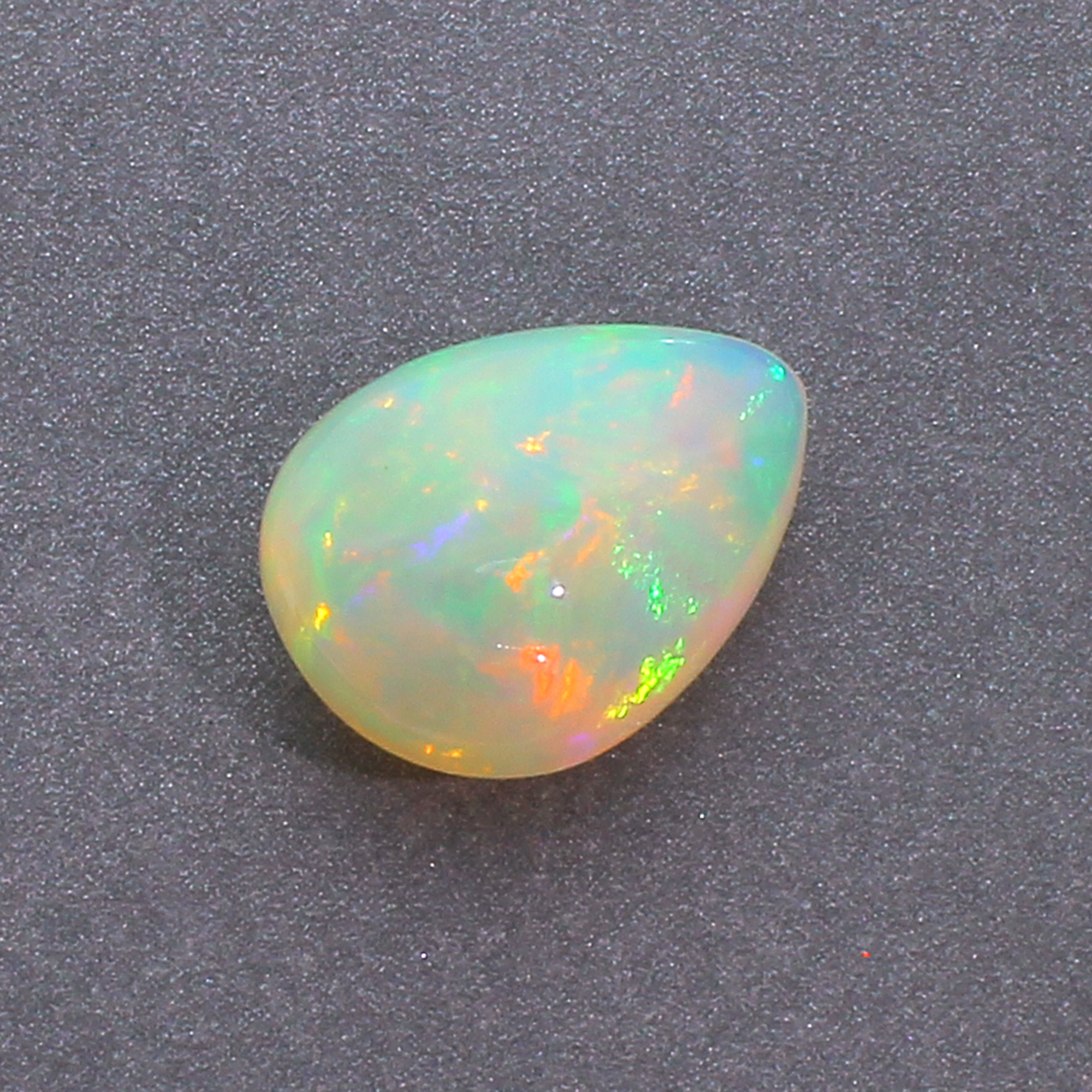 12.63CT Teardrop Cabochon White Opal Gemstone