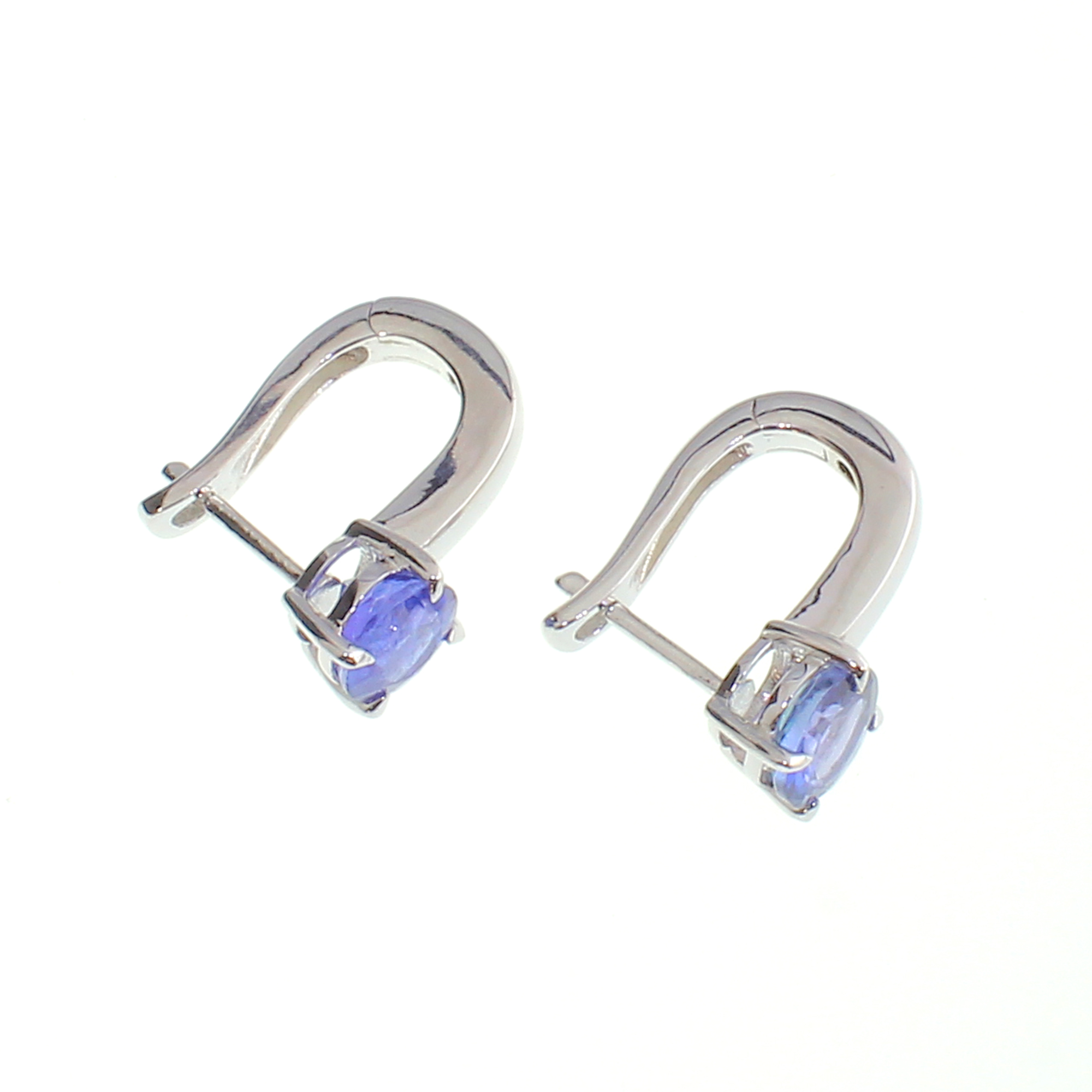 2.38CT Tanzanite Sterling Silver Earrings (RM01)