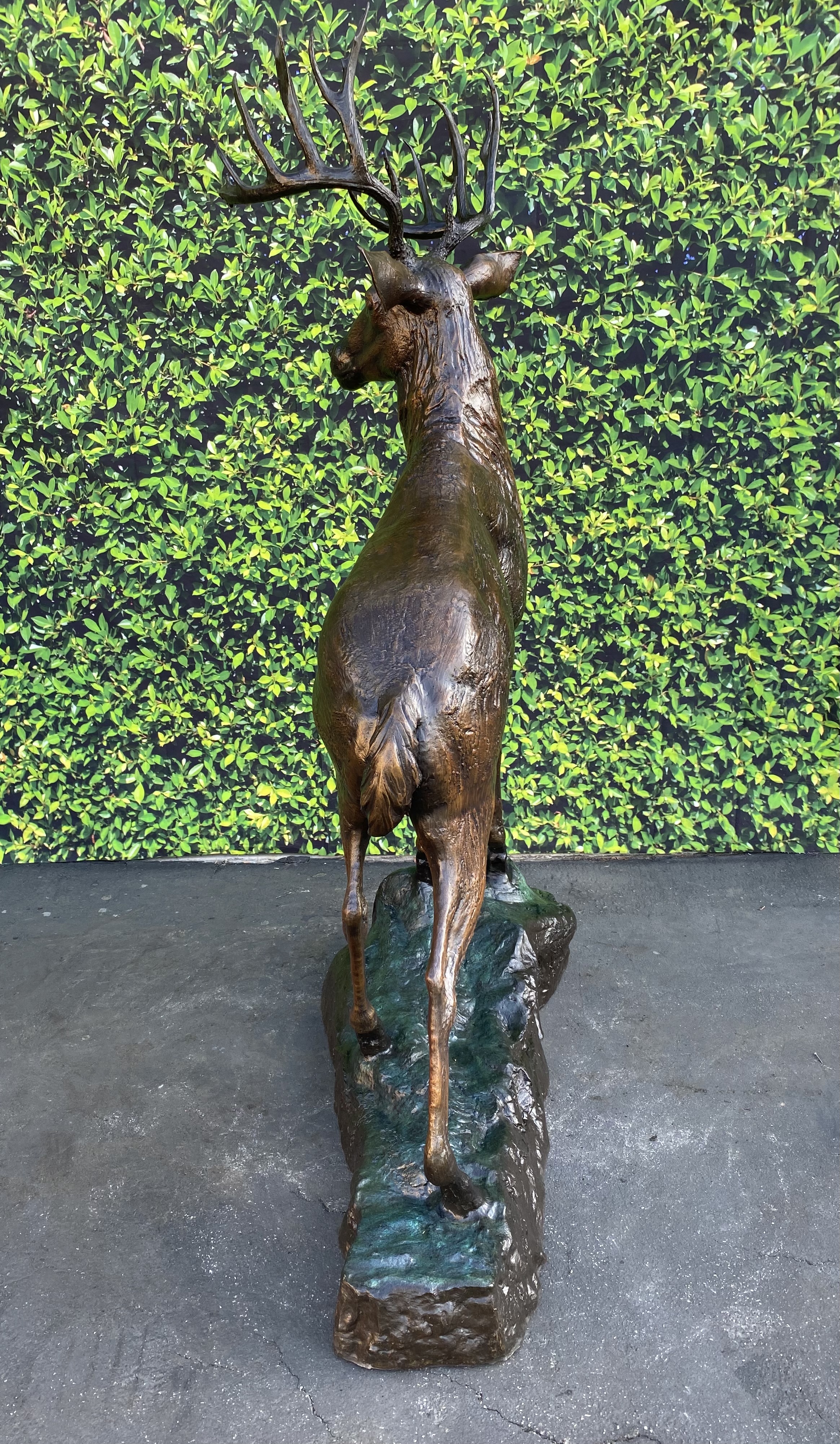 Heroic Deer Bronze 82in H x 42in L x 24in W (Vault_AS) - Image 4