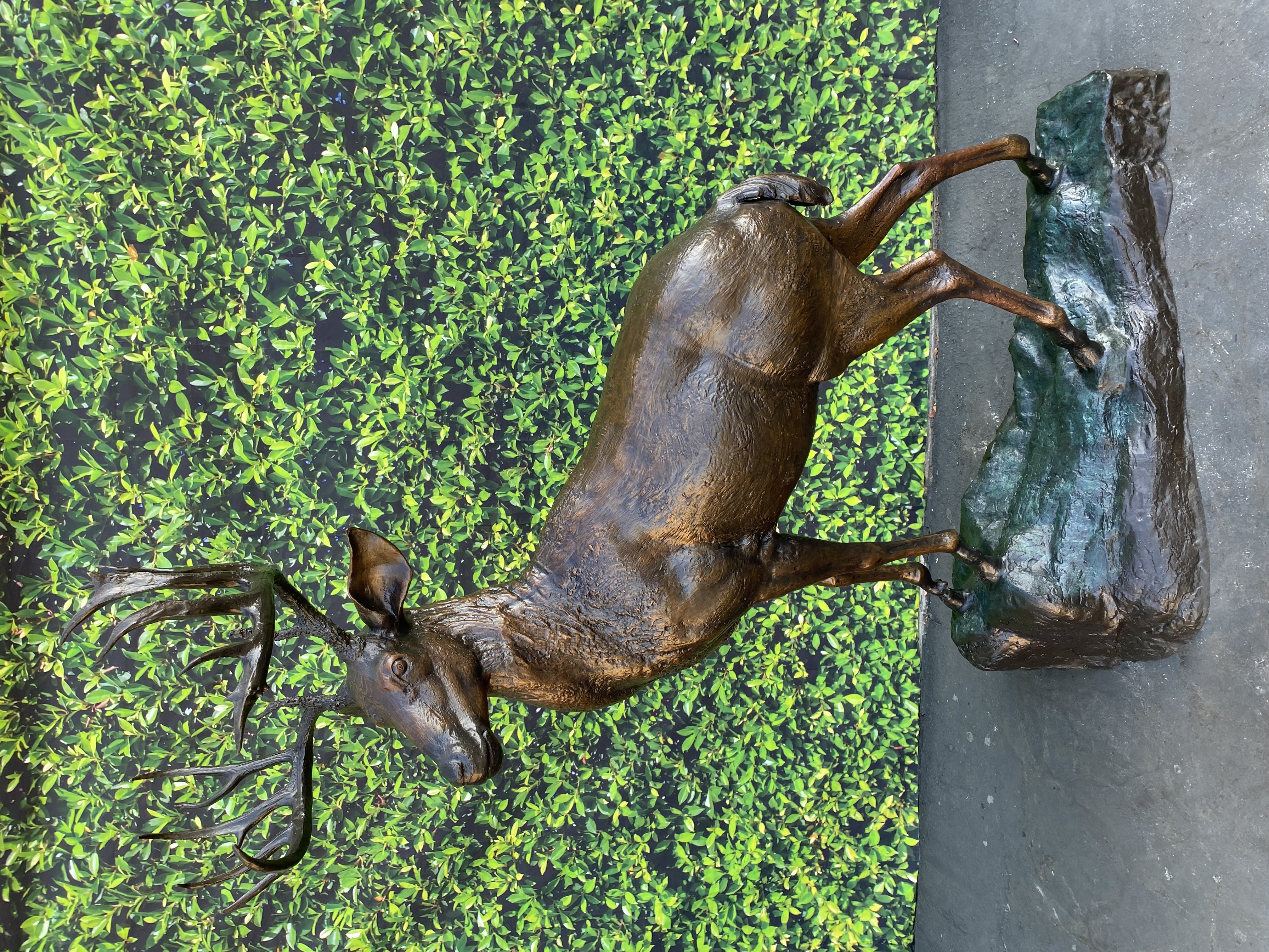 Heroic Deer Bronze 82in H x 42in L x 24in W (Vault_AS) - Image 5