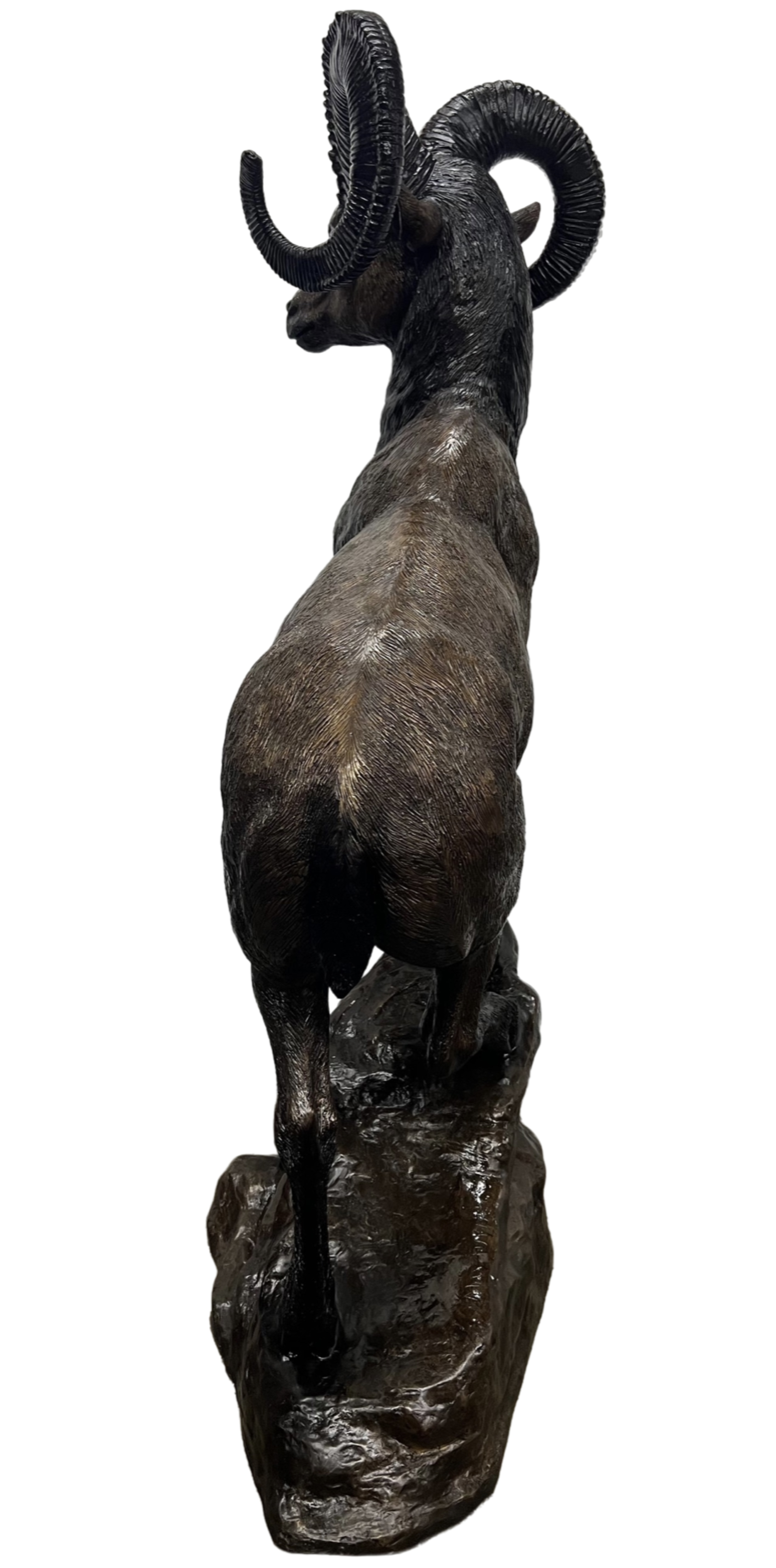 Monumental Ram Bronze by By Max Turner 74in H x 40in L x 24in W (Vault_AS) - Image 4