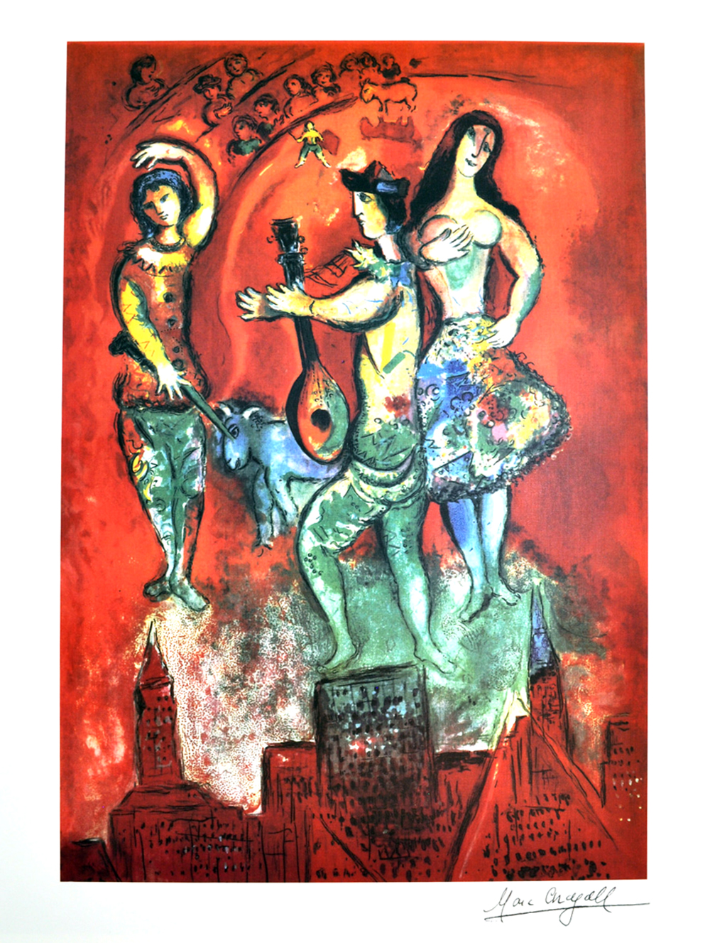 MARC CHAGALL Carmen Print, 30" x 22"