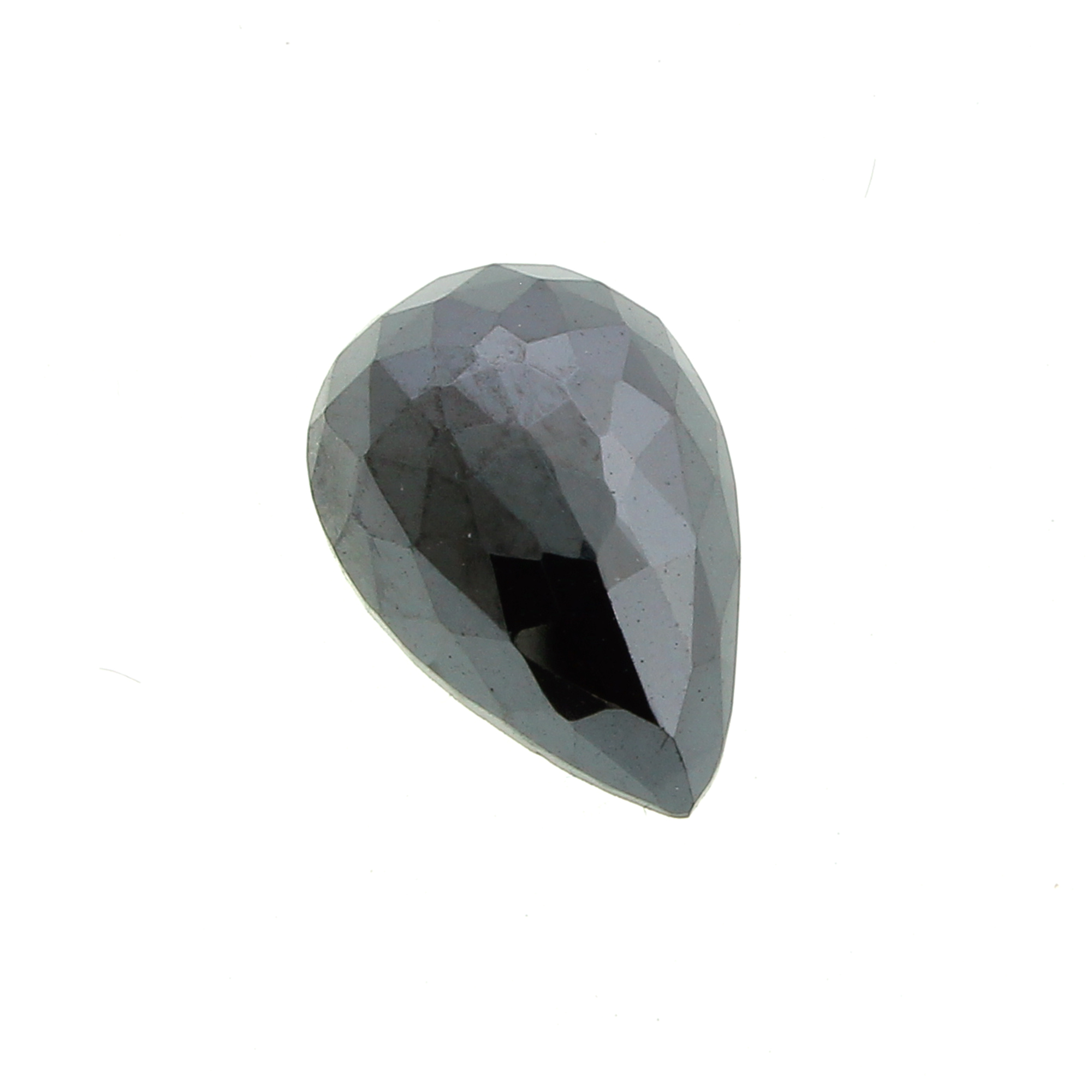 2.77CT Pear Cut Black Diamond Gemstone (RB_01)