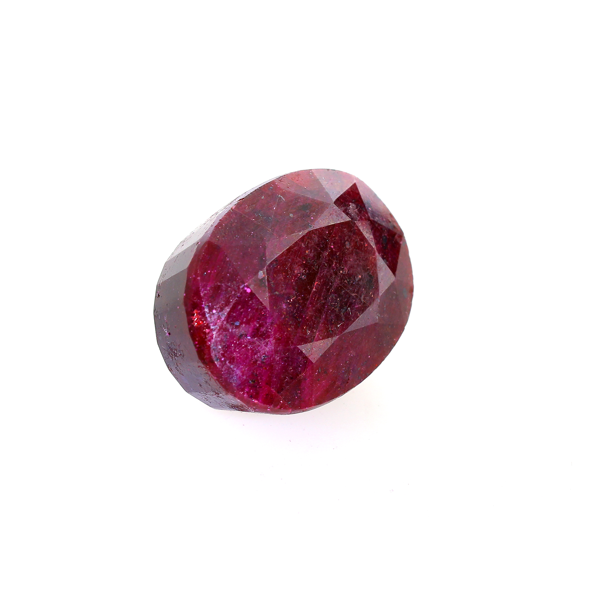 350CT Oval Cut Beryl Ruby Gemstone