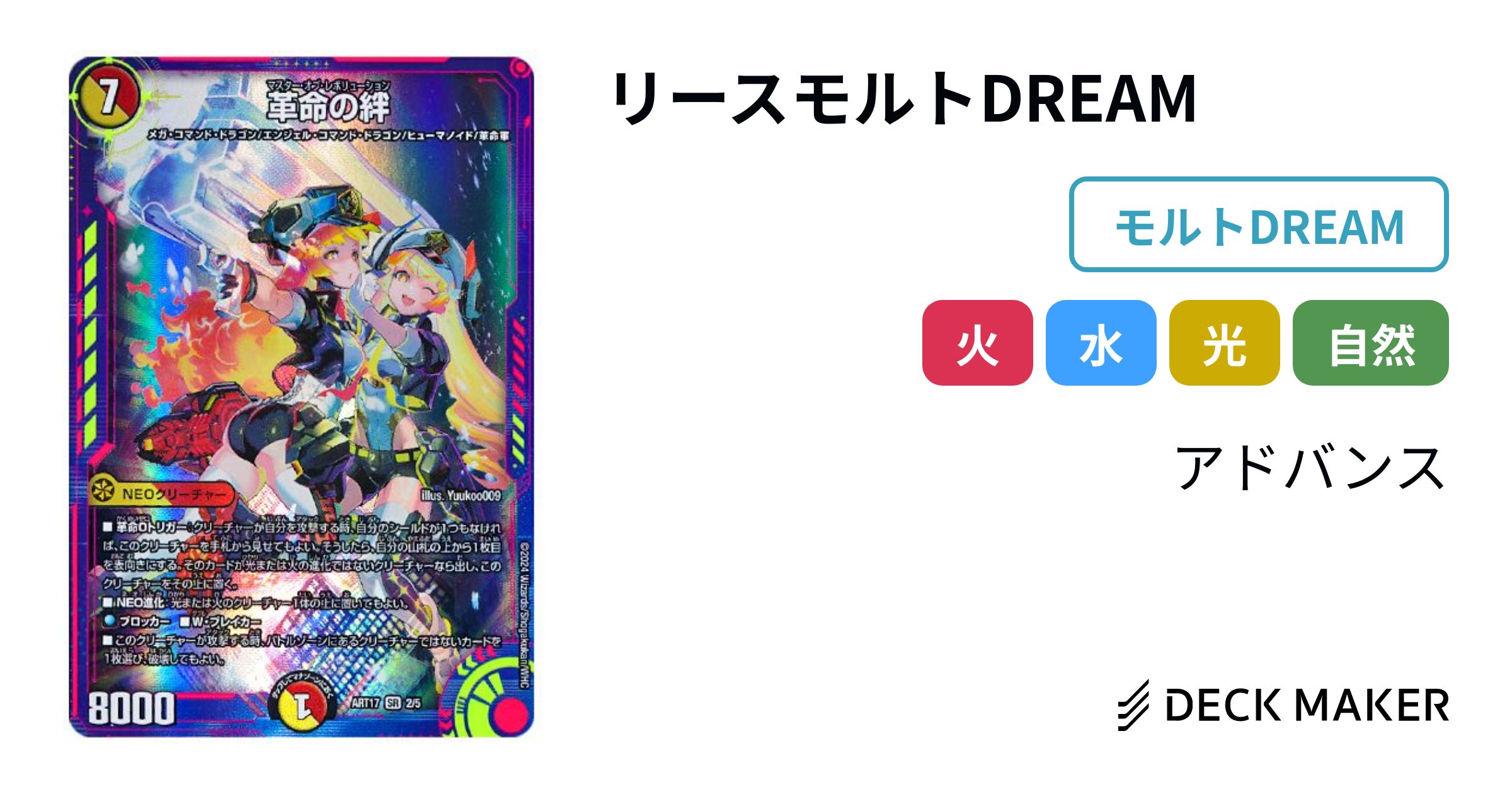 デュエルマスターズ リースモルトDREAM デッキレシピ詳細 | ガチ デュエルマスターズ リースモルトDREAM デッキレシピ詳細 | ガチ
