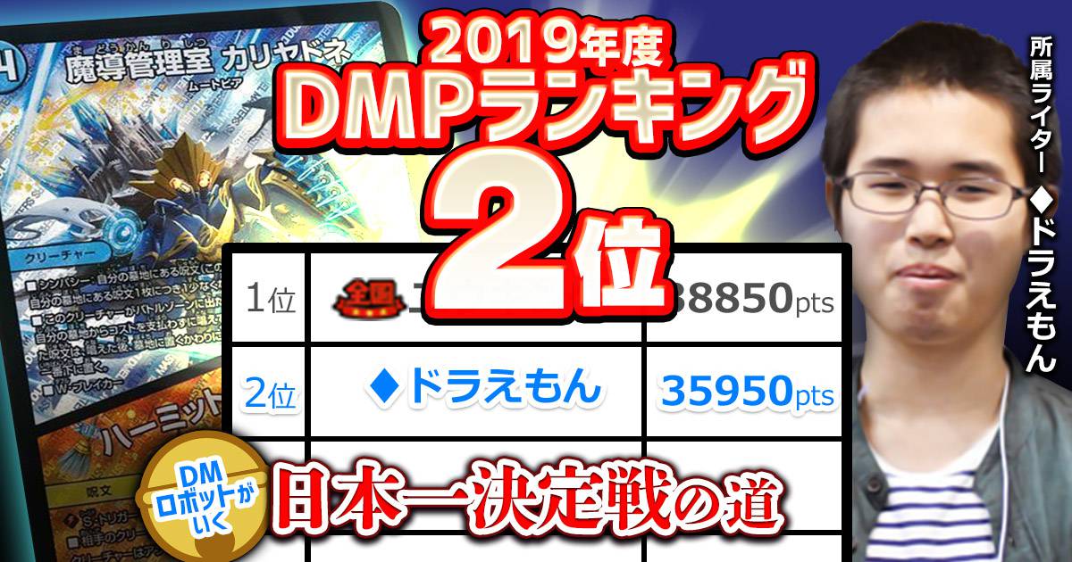 DMPランキング 2位】DMロボットが行く 日本一決定戦への道 | デュエル