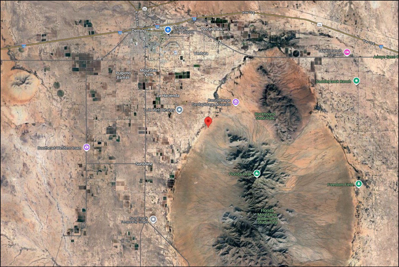 Deming Ranchettes Parcel With Florida Mountain Views in Luna County