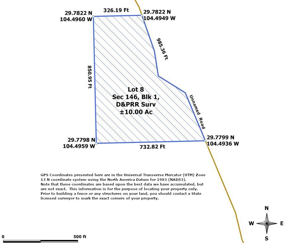 Texas Presidio County 10 Acre Recreational Property with Dirt Road! Desert Serenity with Mountain Views! Low Monthly Financing
