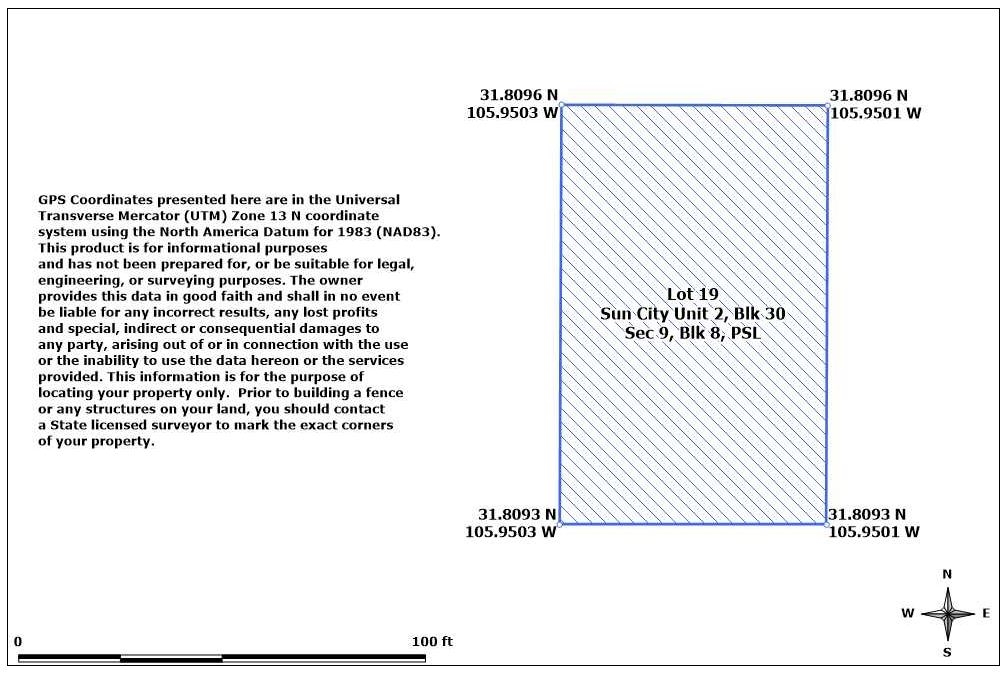 Texas Hudspeth County 0.15 Acre Sun City Lot! Easy Access Location Near Highway! Great Investment! Low Monthly Payments! - Image 8