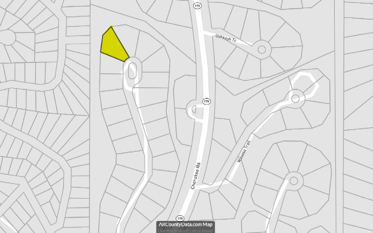 Wooded Home Potential Near Lake Chanute on 0.34 Acres in Fulton County, Arkansas