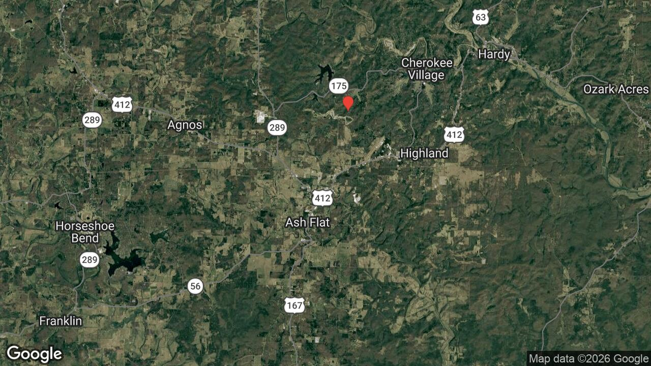 Live Near the South Golf Course on 0.3 Wooded Acres in Fulton County, Arkansas