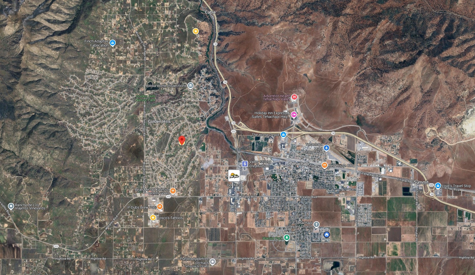 Home and Garden Potential on 0.83 Acres in Golden Hills, Kern County, California