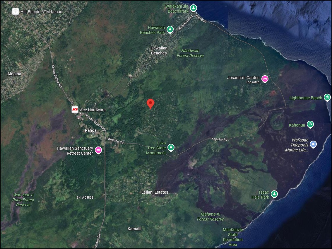 Rare Adjoining Lots in Nanawale Estates with Tropical Setting on Hawaii Island