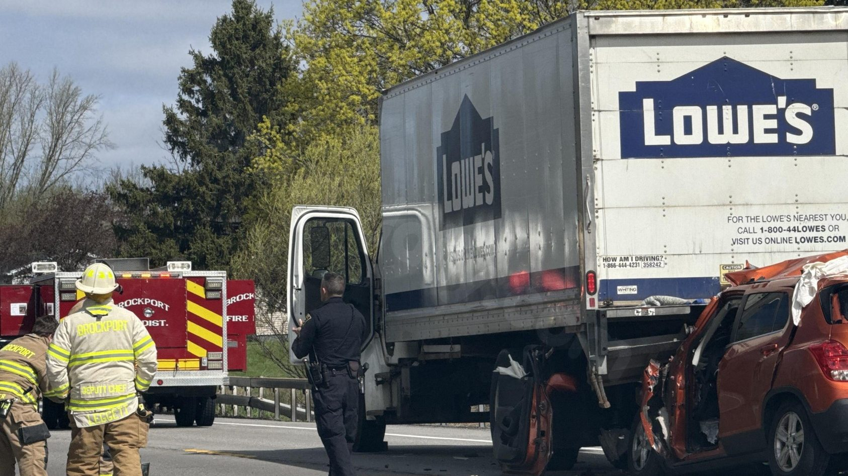 Driver killed in crash involving truck on Brockport Spencerport Rd.
