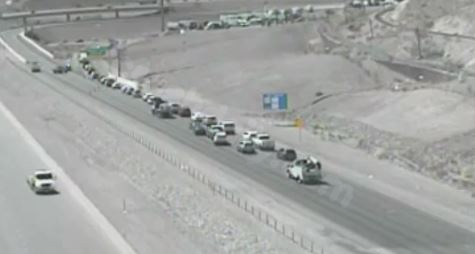 Motorcyclist dead following crash; I-11 outside Las Vegas closed