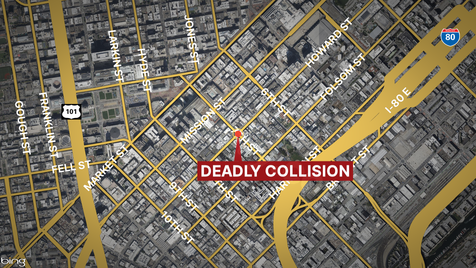 Fatal pedestrian-dog collision in San Francisco