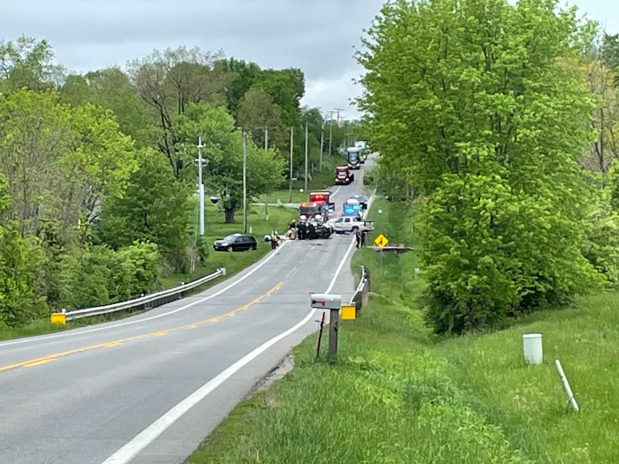 Fatal three-vehicle collision in Greene County