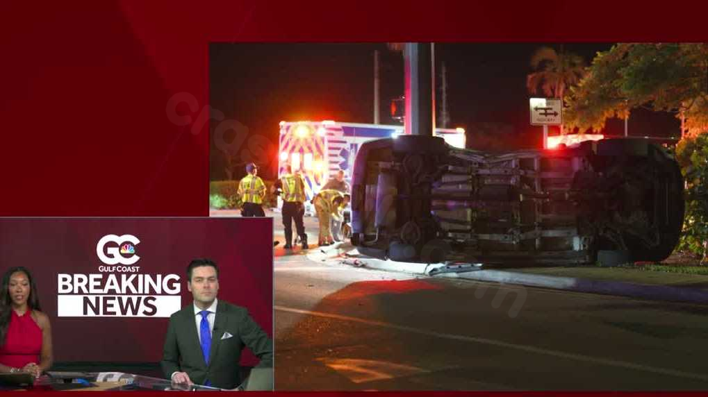 Three individuals hurt in overturning accident in North Naples - Gulf Coast News and Weather