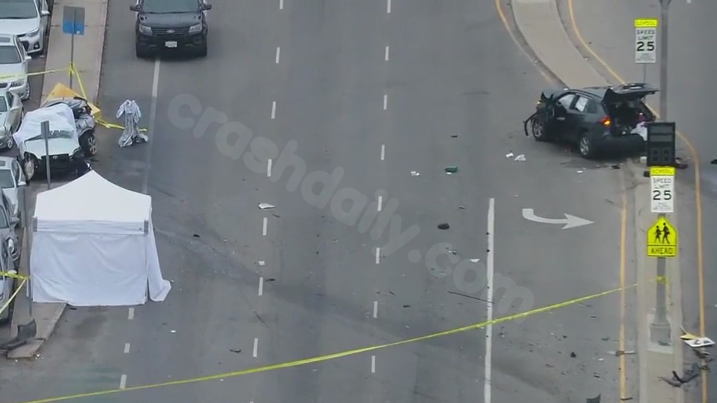 Fatal multi-vehicle collision in South LA