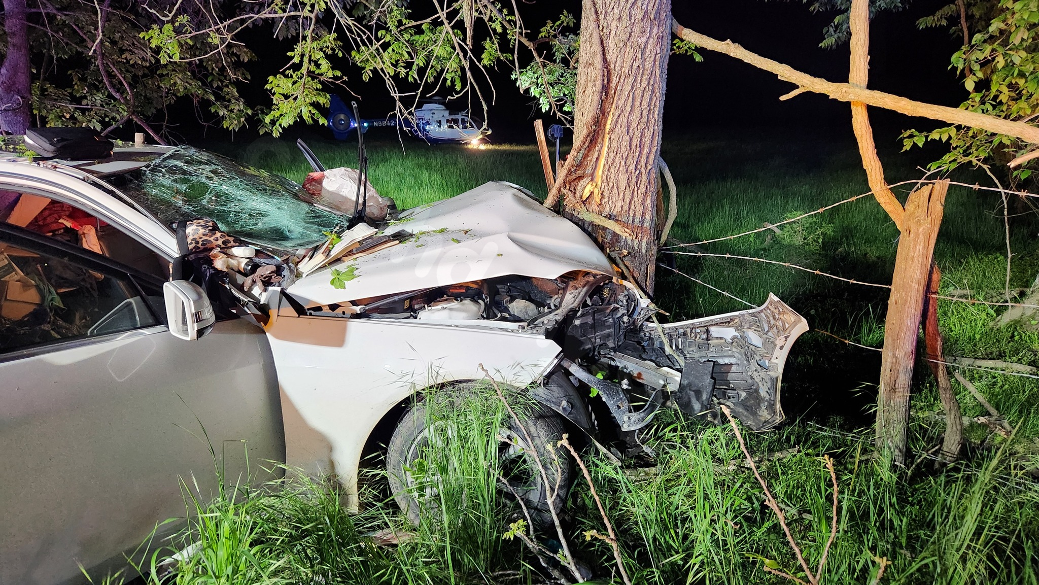 Woman airlifted to hospital after serious crash