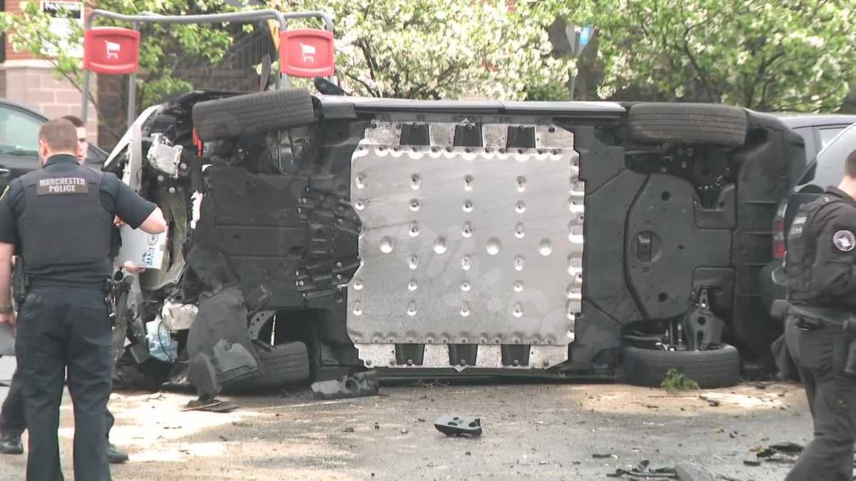 Police attribute crash outside Manchester Market Basket to vehicle malfunction