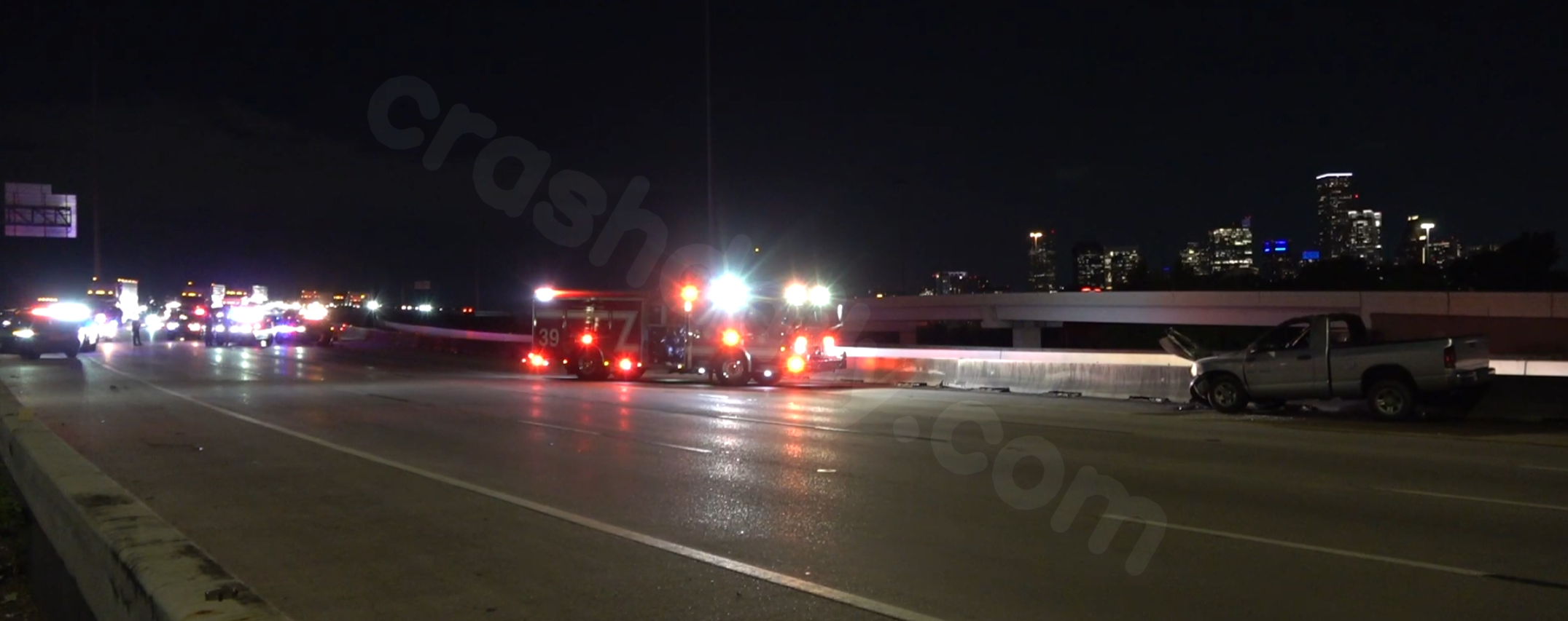 Deadly single-car accident on Eastex Freeway injures driver and kills passenger, according to Houston police