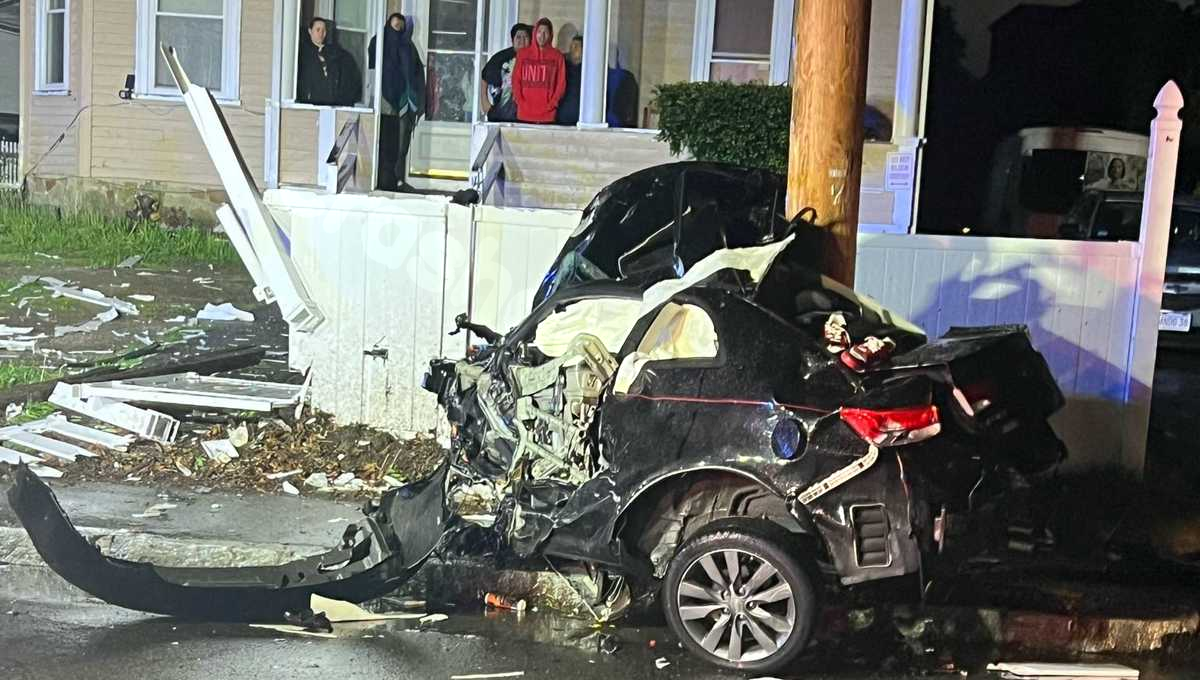 Massachusetts police search for hit-and-run suspect.