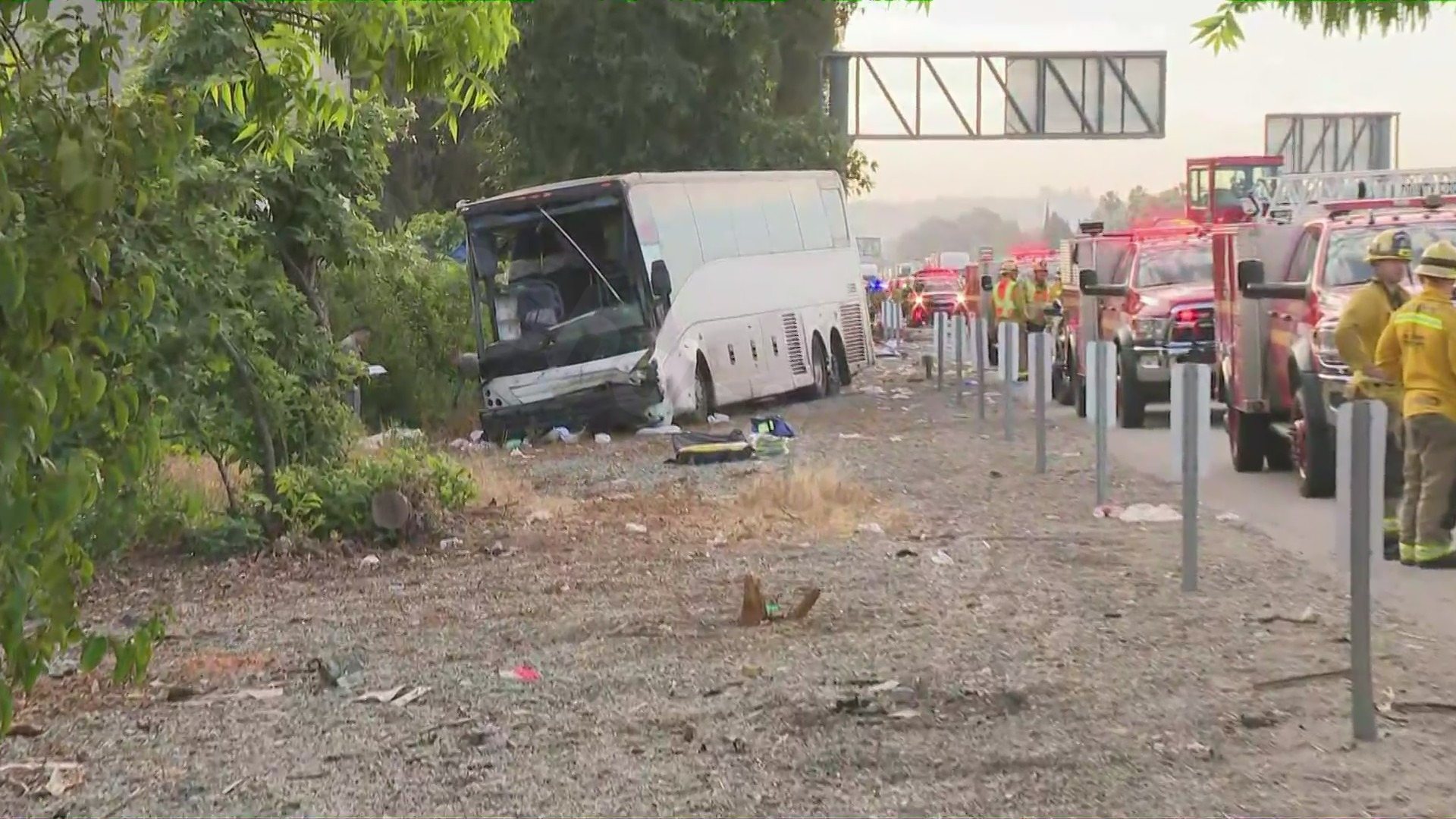 Mother's Day accident on 60 Freeway leaves 1 dead and 32 injured