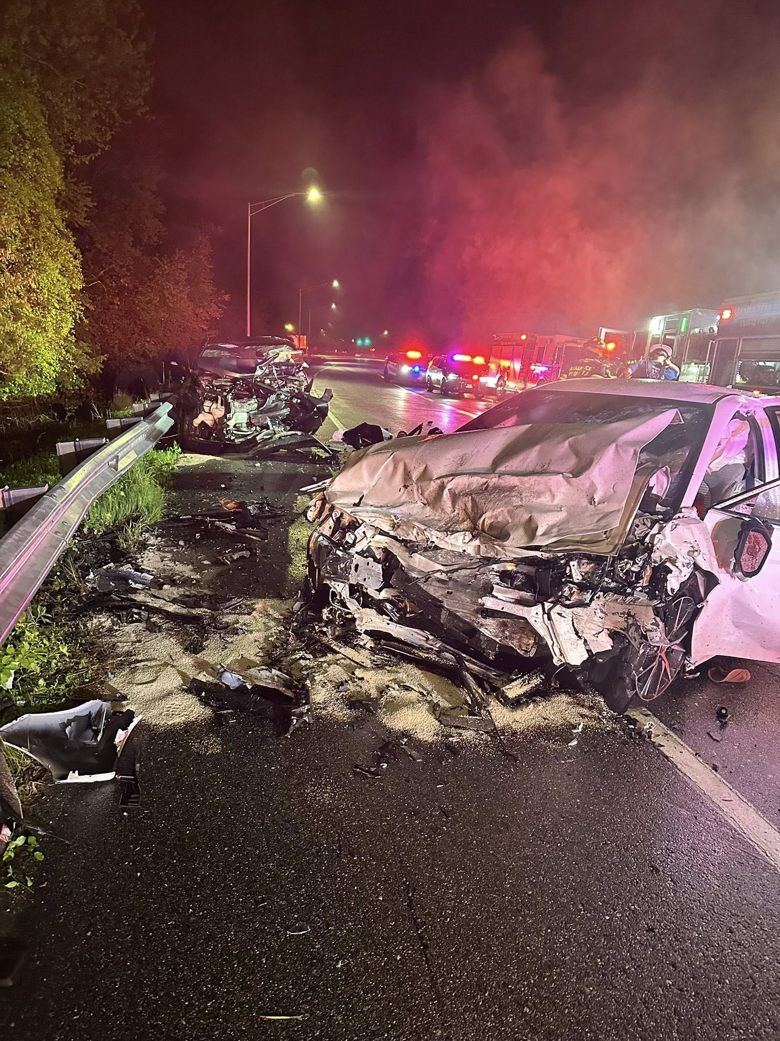 Two injured in head-on crash in Mashantucket
