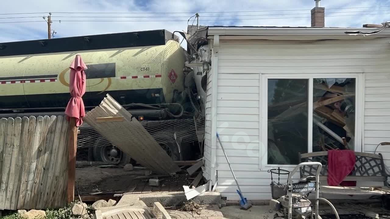 Tanker filled with oil crashes into Wellington home; multiple people hospitalized
