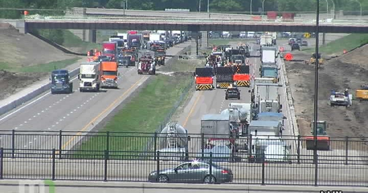 Crash caused major disruption on I-94 in Maple Grove Tuesday