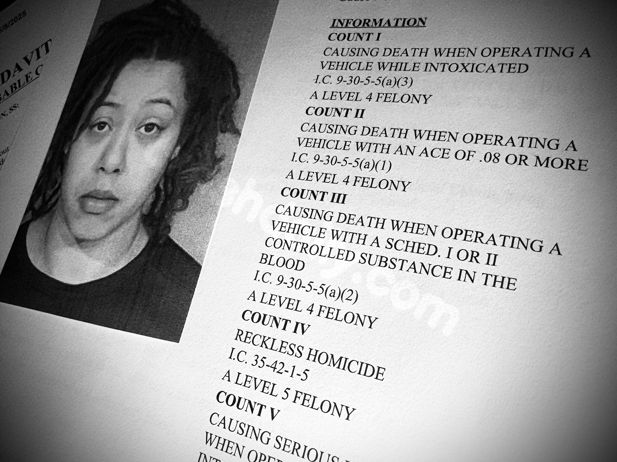 Woman charged with reckless homicide, driving under the influence following deadly crash in downtown Indy