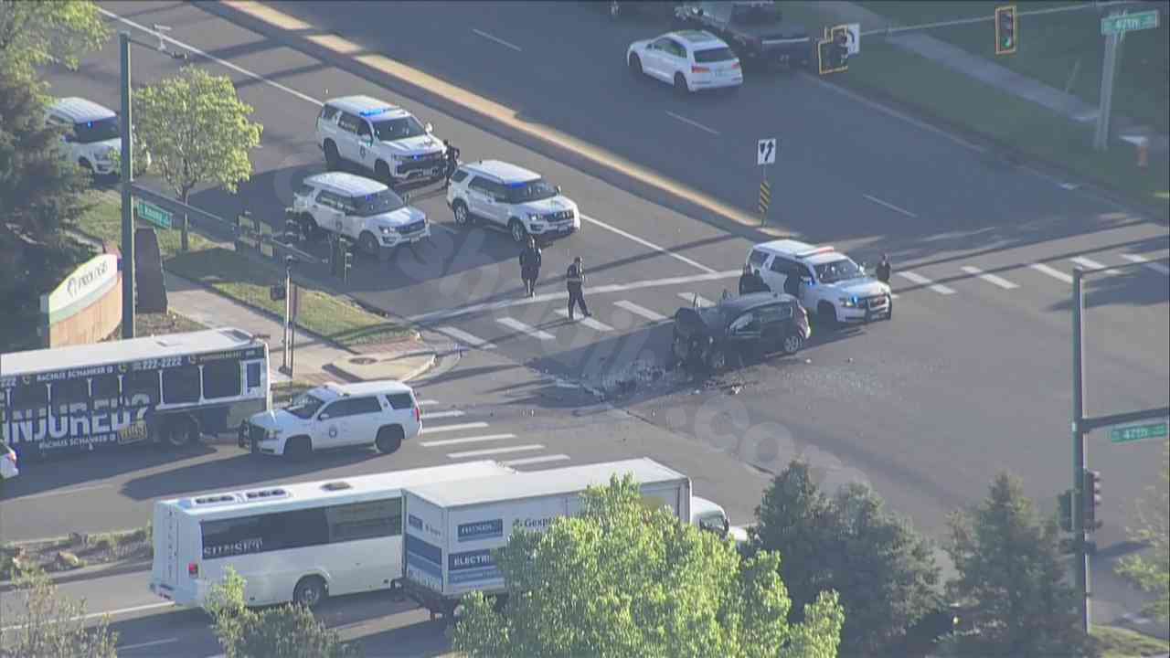 Serious injuries reported after bus and car crash in Denver
