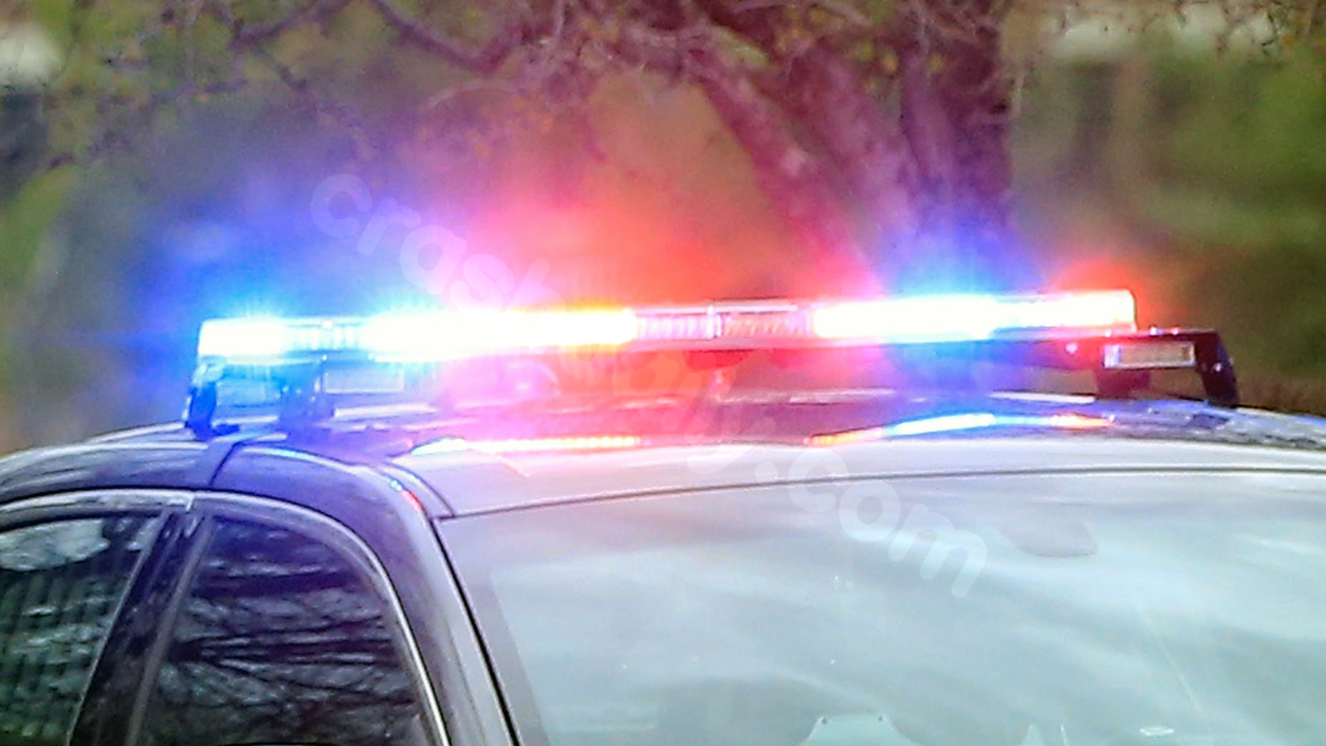 Crash involving police car in Rutland